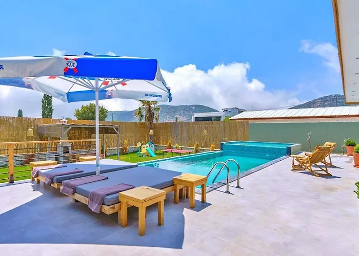 Bezirgan 2 Bedroom Secluded With Private Pool Hot Tub * Kalkan